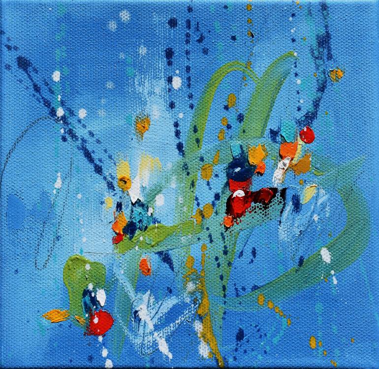 Original Abstract Painting by Cynthia Ligeros