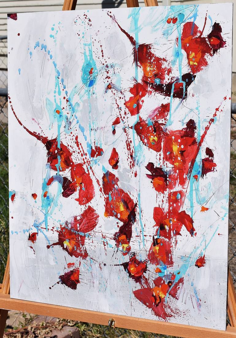 Original Expressionism Abstract Painting by Cynthia Ligeros