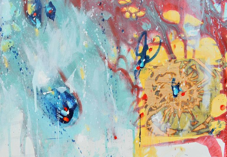 Original Abstract Expressionism Abstract Painting by Cynthia Ligeros