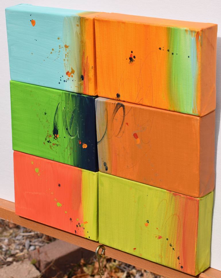 Original Abstract Expressionism Abstract Painting by Cynthia Ligeros