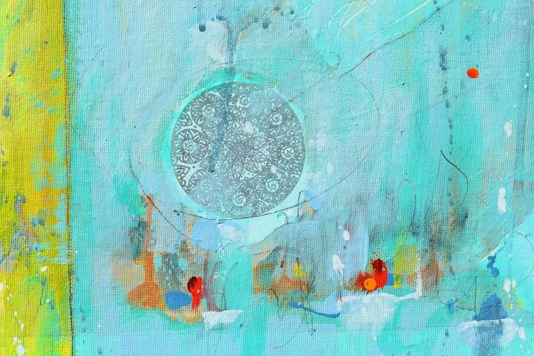 Original Fine Art Abstract Painting by Cynthia Ligeros