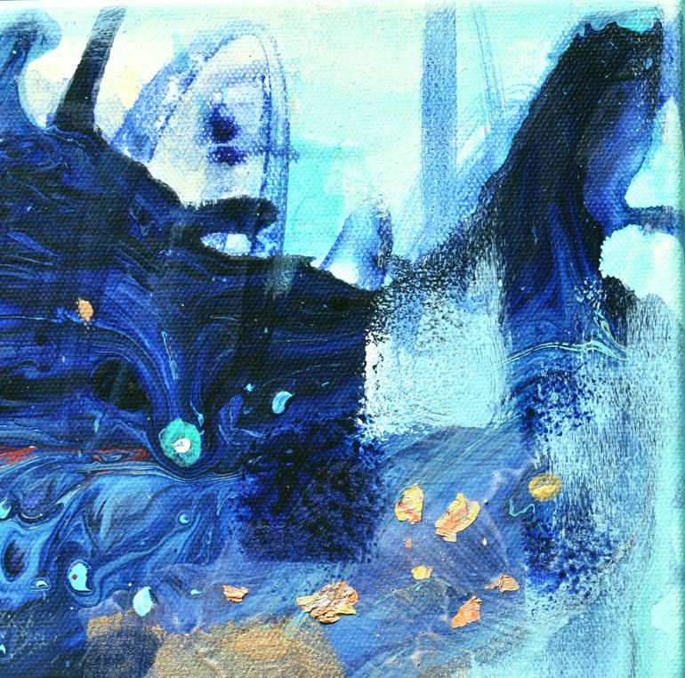 Original Abstract Expressionism Abstract Painting by Cynthia Ligeros
