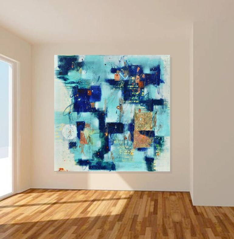 Original Abstract Painting by Cynthia Ligeros