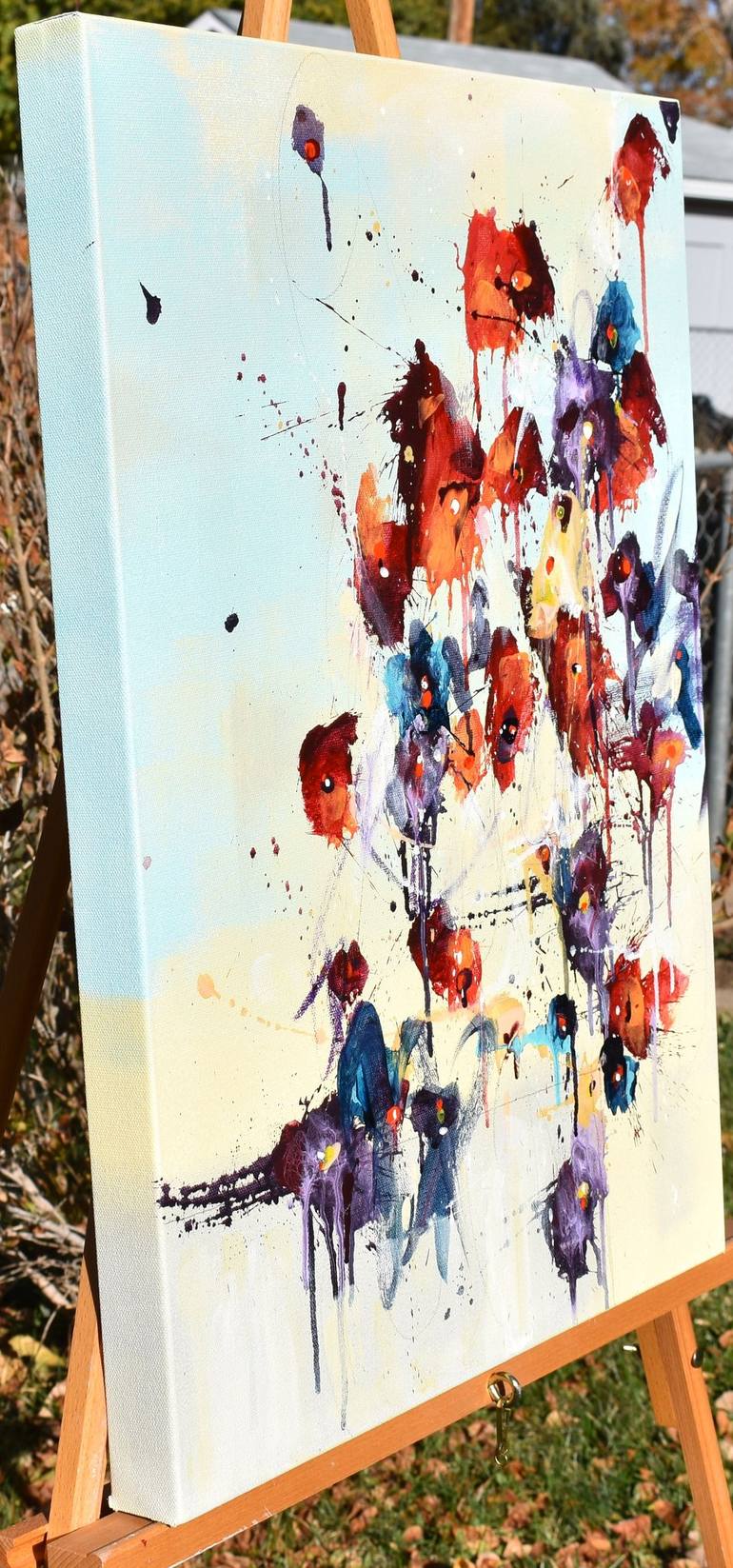 Original Abstract Painting by Cynthia Ligeros