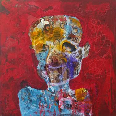 Original Abstract Expressionism People Paintings by Dariusz Labuzek