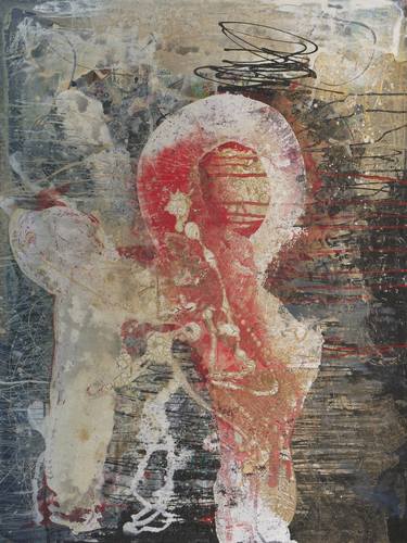 Original Abstract Expressionism Religion Paintings by Dariusz Labuzek