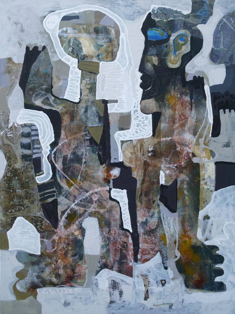 Original Figurative Family Paintings by Dariusz Labuzek