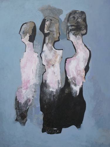 Original Abstract Expressionism Fashion Paintings by Dariusz Labuzek