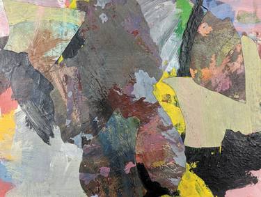Original Abstract Collage by Jigang Xing