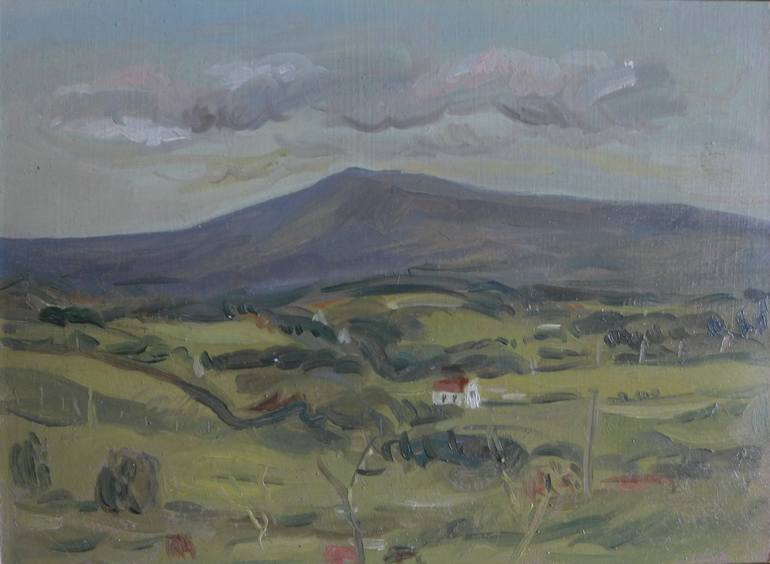 Original Post-impressionism Landscape Painting by Tadeusz Deregowski