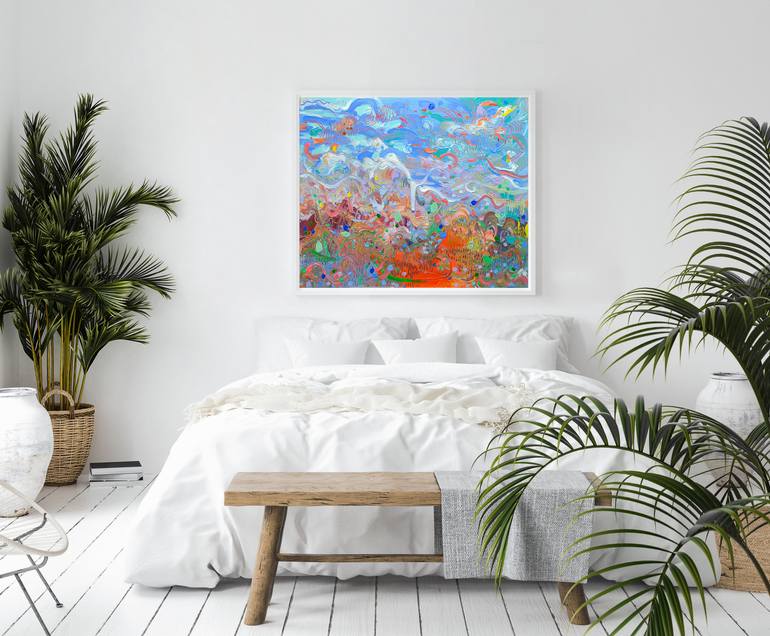 Original Abstract Painting by Joseph Villanueva