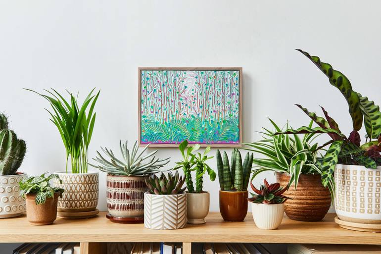 Original Abstract Tree Painting by Joseph Villanueva