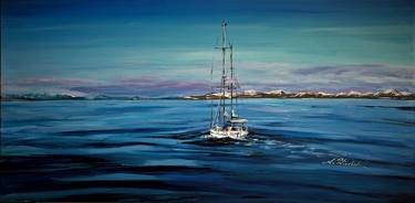 Print of Realism Yacht Paintings by Anna Wierzbicka