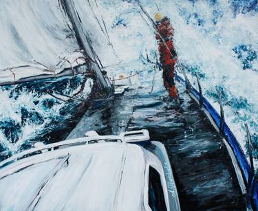 Print of Documentary Yacht Paintings by Anna Wierzbicka