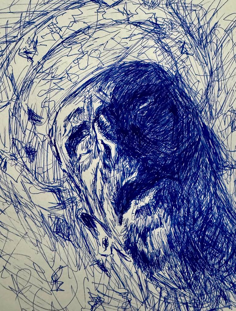 Original Figurative People Drawing by Inna Korn