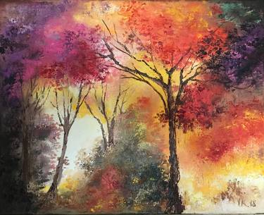 Original Impressionism Nature Paintings by Inna Korn