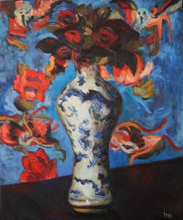 Original Impressionism Floral Paintings by Inna Korn