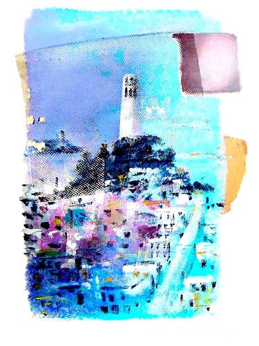 Print of Impressionism Cities Paintings by Jean-Pol d Franqueuil