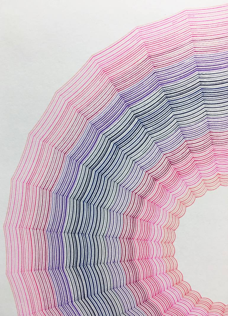 Original Geometric Drawing by Kate Ive