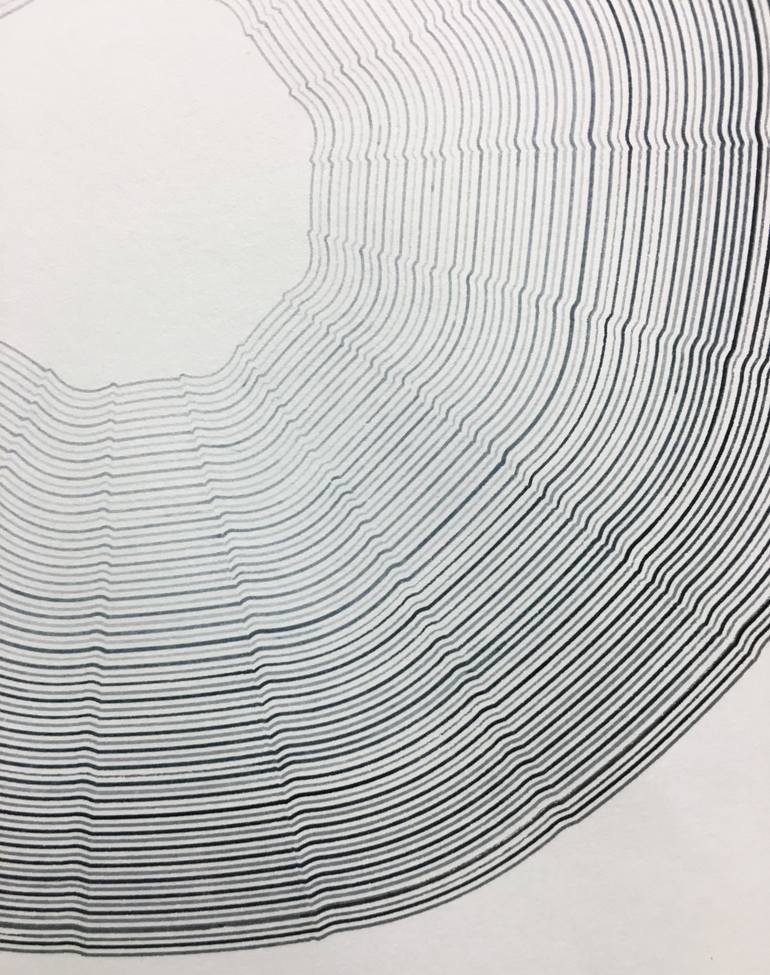 Original Geometric Drawing by Kate Ive