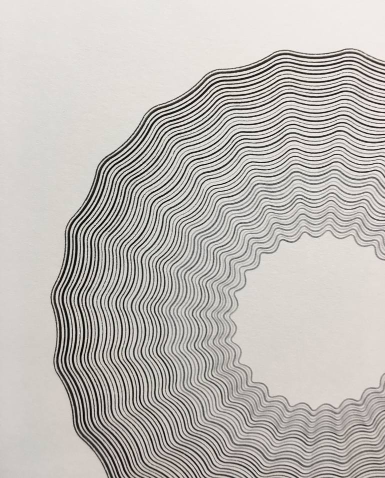 Original Geometric Drawing by Kate Ive