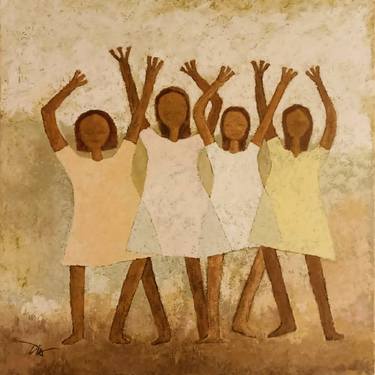 Print of Children Paintings by Dia Makeen