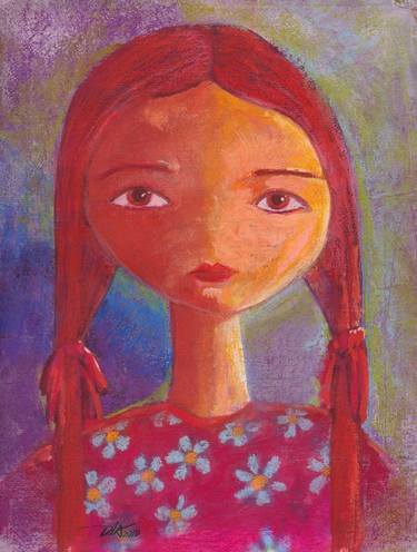 Print of Children Paintings by Dia Makeen