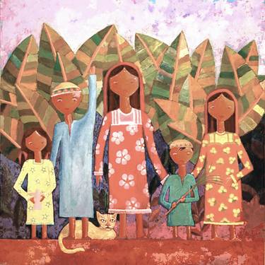 Print of Kids Paintings by Dia Makeen