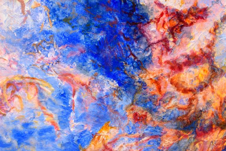 Original Abstract Painting by Jitka Vesela