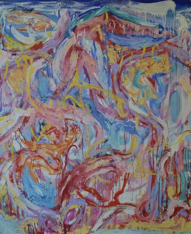 Original Abstract Expressionism Abstract Paintings by Trenton Shipley
