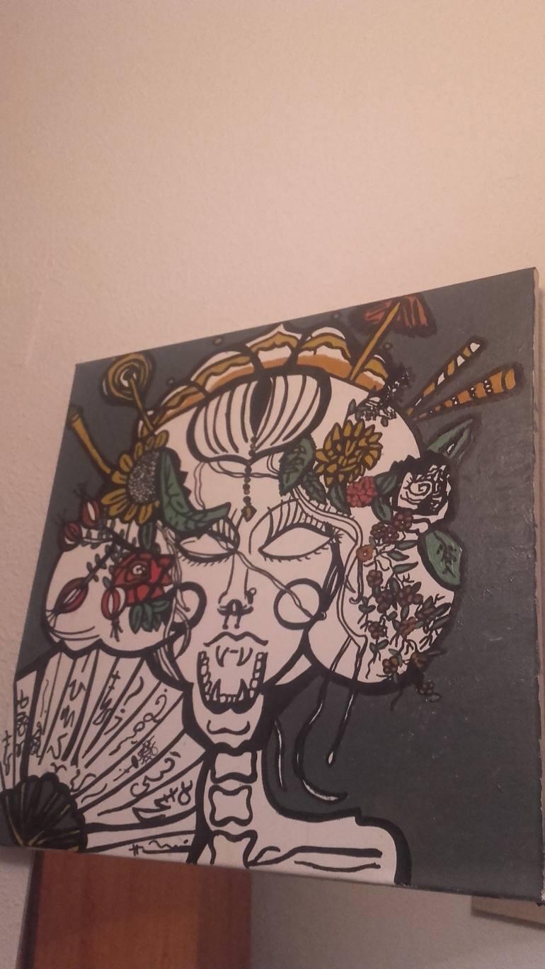 Original Abstract Expressionism Women Painting by Anabel Moya