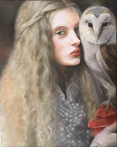 Girl and owl thumb