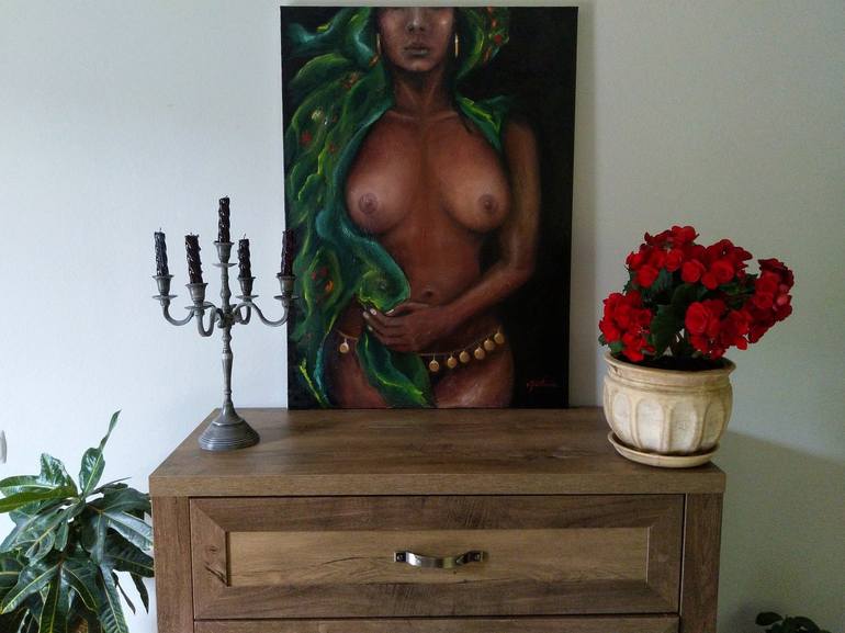 Original Nude Painting by Olivia I Furtună 