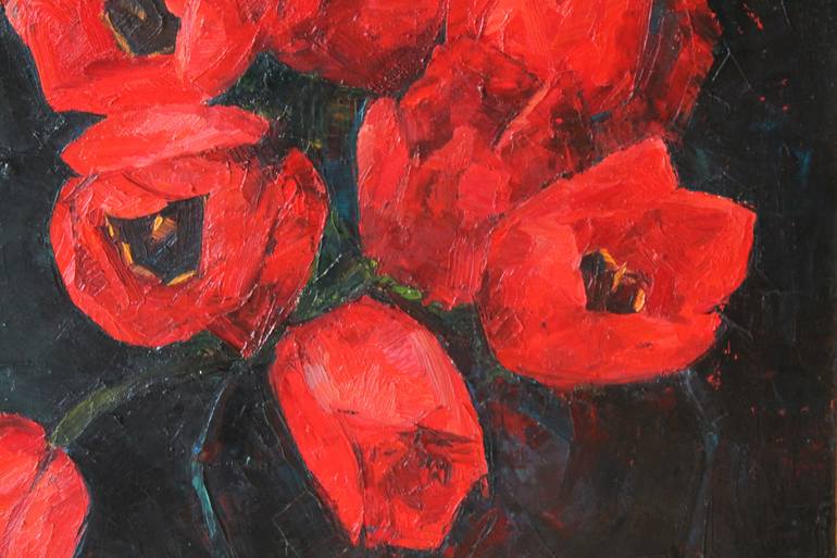 Original Realism Floral Painting by Busuioc Elena