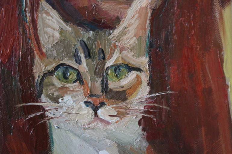 Original Expressionism People Painting by Busuioc Elena