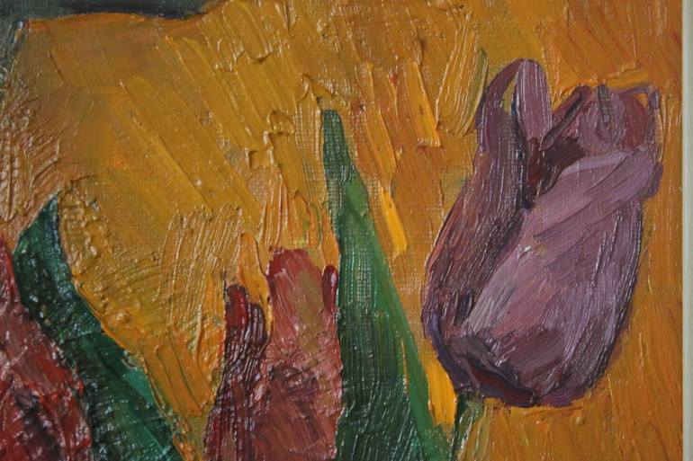 Original Expressionism Cats Painting by Busuioc Elena