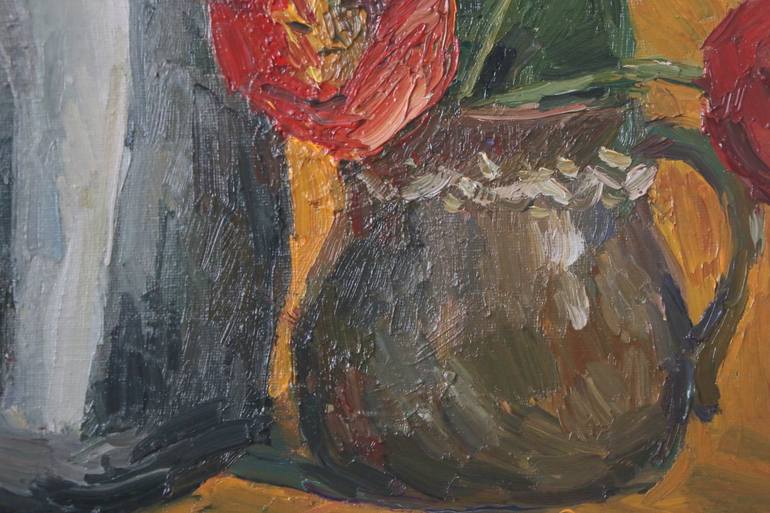 Original Expressionism Cats Painting by Busuioc Elena