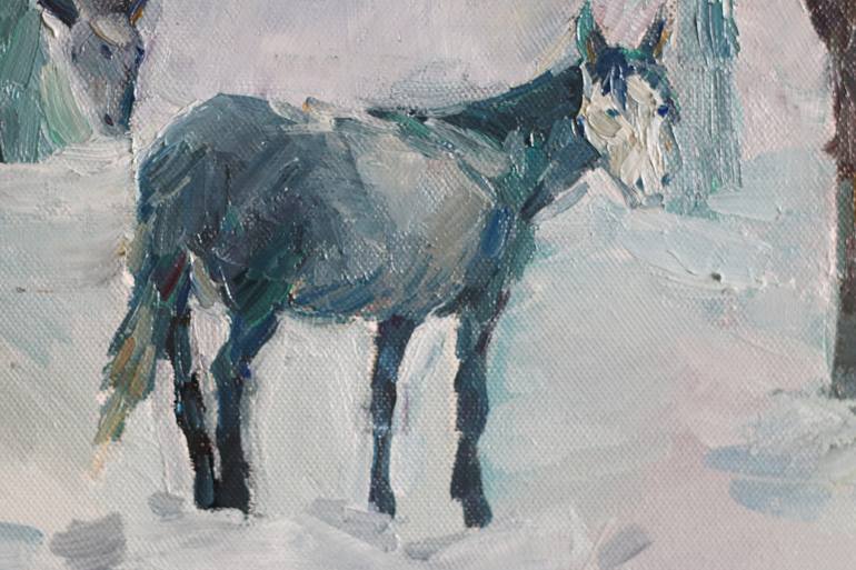 Original Figurative Animal Painting by Busuioc Elena