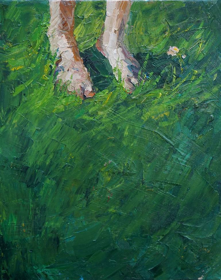 In the grass Painting by Busuioc Elena Saatchi Art