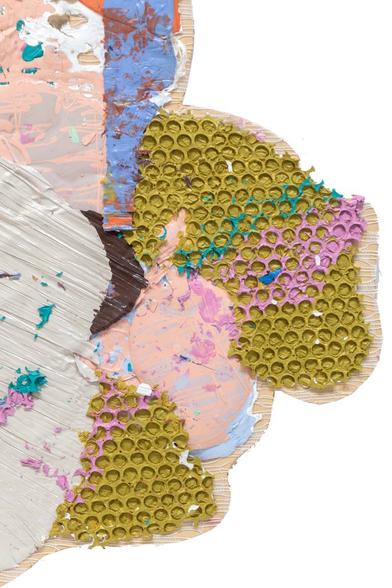 Original Conceptual Abstract Painting by Mijal Zachs