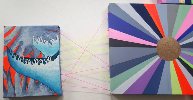 Original Minimalism Abstract Painting by Mijal Zachs