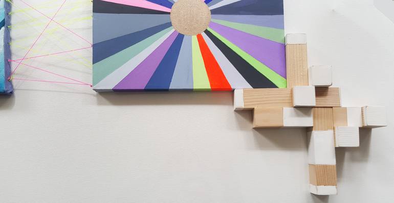 Original Minimalism Abstract Painting by Mijal Zachs