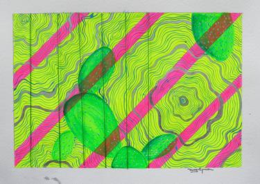 Original Abstract Drawings by Mijal Zachs