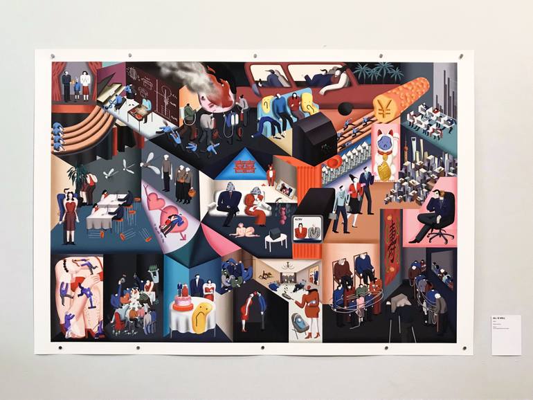 Original Illustration Pop Culture/Celebrity Drawing by Jia Li