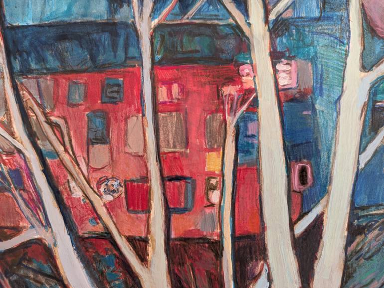 Original Contemporary Landscape Mixed Media by Ishai Rimmer