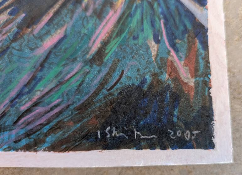 Original Contemporary Landscape Mixed Media by Ishai Rimmer