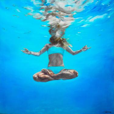 Print of Figurative Water Paintings by Katerina Hatzi