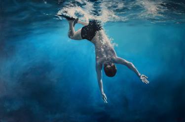 Print of Figurative Water Paintings by Katerina Hatzi