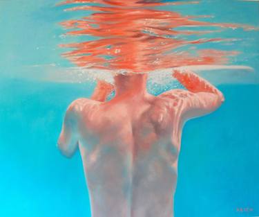 Print of Water Paintings by Katerina Hatzi
