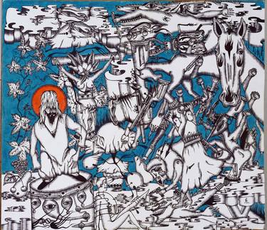 Print of Expressionism Religion Drawings by Stanislav Lyashenko